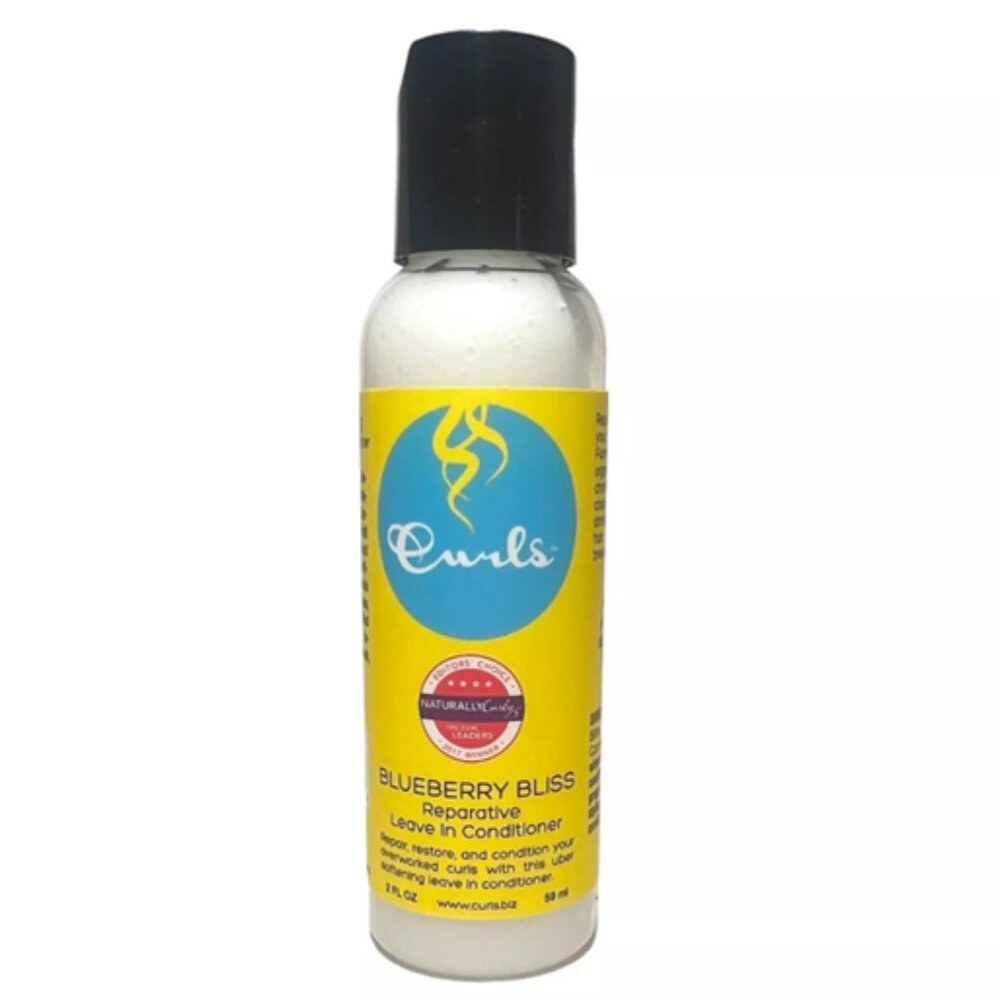 ♥️ CURLS Blueberry Bliss Reparative Leave In Conditioner 2 Fl Oz NEW Hair
